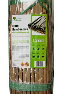 Mata bambusowa, osłonowa z listew bambusowych 1,5x5m