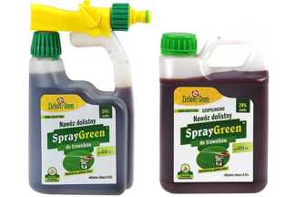 Nawóz do trawy dolistny Spray Green Zielony Dom Konewka 950 ml + Zapas 950 ml