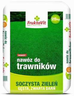Nawóz mineralny do trawników Fruktovit Plus 25kg 